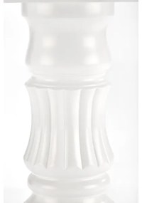 Rozkladací jedálenský stôl WILLIAM biely