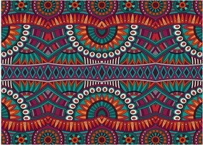 Obraz ornamentálne abstrakcie (70x50 cm)