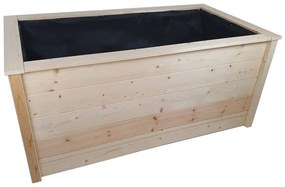 Drevený vyvýšený záhon, 156 x 70 x 85 cm