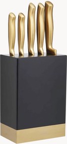 Stojan na nože's nožmi Golden, 6 ks