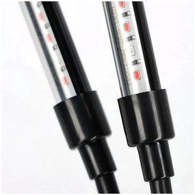 LED Stmievateľná stolná lampa na pestovanie rastlín VITARO 4xLED/10W/230V čierna