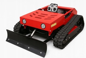 Robotická Kosačka Na Diaľkové Ovládanie S Benzínovým Pásom A Snehovým Pluhom