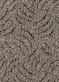 Koberce Breno Metrážny koberec PRESTO 90, šíře role 400 cm, hnedá