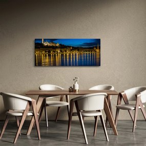 Obraz nočného mesta (120x50 cm)