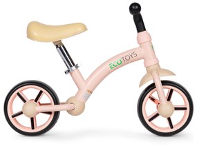 Detský balančný bicykel, ružové ECOTOYS