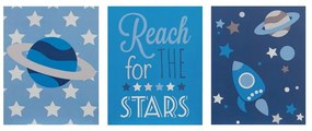 Detské obrázky v súprave 3 ks 16x20 cm Reach for the Stars – Premier Housewares