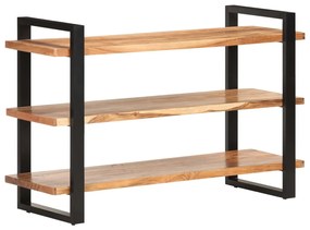 vidaXL Komoda s 3 policami 120x40x75 cm, akáciový masív