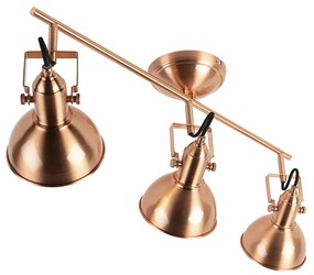 Romantické bodové svietidlo medené 3-svetlo - Tommy
