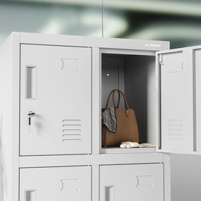 Sociálna dvojitá skrinka BHP sivá: ROBERT 2 Plus