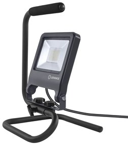 LED reflektor 30W 2800lm 4000K IP65 šedý LEDVANCE WORKLIGHTS S-STAND prenosný