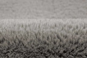 Lalee Kusový koberec Heaven 800 Silver Rozmer koberca: 160 cm KRUH