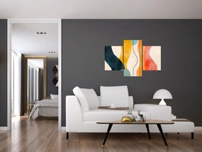Obraz - Minimalistická farebná ilustrácia II. (90x60 cm)