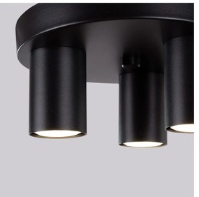 Čierne stropné svietidlo Castro – Sollux