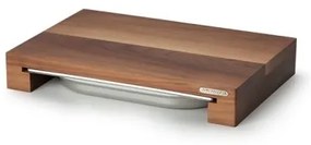 Continenta C4210 - Kuchynská doska na krájanie s misou 39x27 cm orech