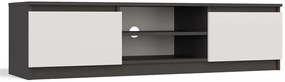 TV skrinka Musecalo 140 (antracit + biela). Akcia -23%. Vlastná spoľahlivá doprava až k Vám domov. 1132503