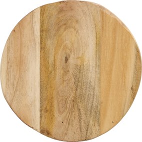 Ib Laursen Drevená tácka Round Unique Ø 20 cm