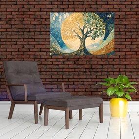 Obraz – Strom života v mesiaci (90x60 cm)