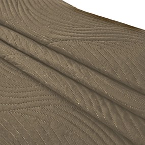 Prehoz na posteľ so vzorom CADIZO olivovo zelený Rozmer: 200 x 220 cm