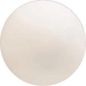 Inteligentné škandinávske závesné svietidlo strieborné s opálovým sklom 50 cm vrátane WiFi A60 - Ball 50