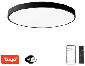 Brilagi - stmievateľné LED svietidlo POOL SMART LED/180W/230V priemer 120 cm Wi-Fi Tuya čierne + diaľkový ovládač