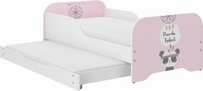 Wooden Toys Detská posteľ MIKI 160x80 PANDA s funkciou spania
