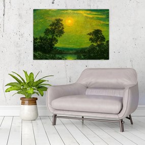Obraz - Imitator of Ralph Albert Blakelock, Moonlight, reprodukcia (90x60 cm)