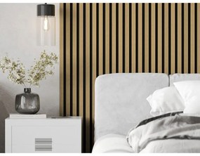 Mexen Lam-F, akustické stenové lamely 275 × 30 cm, plstený podklad 8 mm, technická dyha, bambus prírodný, S105-275307-3015-011