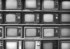 Obraz - Retro televízie (70x50 cm)