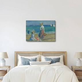 Obraz - Auguste Renoir, Figures on the Beach, reprodukcia (70x50 cm)
