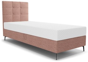 Jednolôžková posteľ 90 cm Infernus Bonell (lososová) (s roštom, s úl. priestorom). Vlastná spoľahlivá doprava až k Vám domov. 1082279