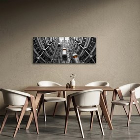 Obraz výťahu v budove (120x50 cm)