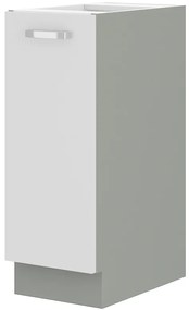 Dolná kuchynská skrinka Brunea 30 D CARGO BB (sivá + lesk biely). Vlastná spoľahlivá doprava až k Vám domov. 1025002