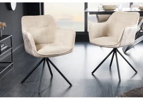 Stolička 44156 Verona látka Champagne + Zamat  - Komfort-nábytok