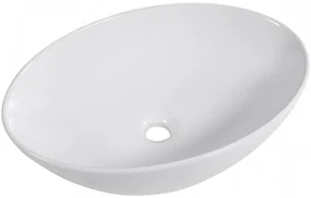 Cerano Ezro, keramické umývadlo na dosku 560x385x150 mm, biela lesklá, CER-CER-428416