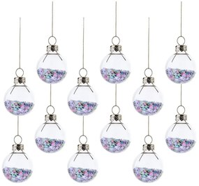 Sklenené vianočné gule v súprave 12 ks ø 3 cm Stars Mini – Sass &amp; Belle