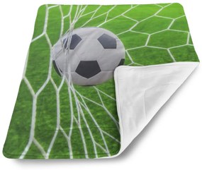 Sablio Deka pre bábätko Futbalová lopta v bráne - 80x100 cm