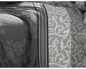 BedTex Bavlnené povlečení Natura šedá, 220 x 200cm, 2 ks 70 x 90 cm