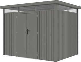 Záhradný domček plocha 294 x 230 cm (sivá)