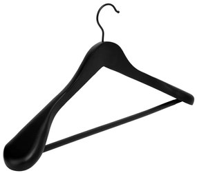 Dřevěné ramínko Emil černé