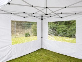 záhradný párty stan zelený 3 x 6 m + bočné diely