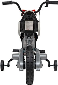 Ramiz PANTONE 361C Detská motorka na batérie oranžová + audio panel + pomalý štart + EVA kolesá