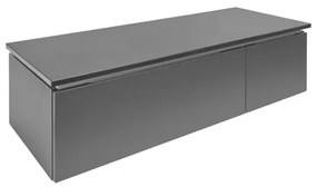 Kúpeľňová skrinka s krytom SAT Feel 120x30x46 cm antracitový mat SATFEEL2120ANTD, 1 ks