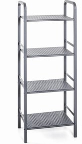XXXLutz REGÁL, sivá, oceľ, 40/108/28 cm Carryhome - Regály - 001931067904