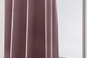 Svetlo fialový zatemňovací záves VELVET 140x270 cm Zavesenie: Riasiaca páska