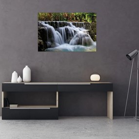 Obraz - Kaskády vodopádov (90x60 cm)