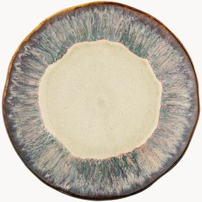 Dezertný tanier's reaktívnou glazúrou Imogen