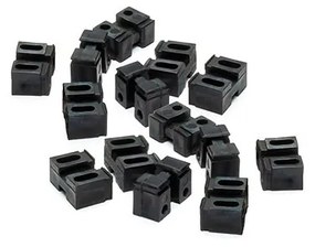 Rovný nájazd GripTil, 4 ks, čierny