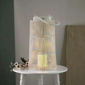 Lampáš MODERN HAMPTONS s LED sviečkou biely 741982