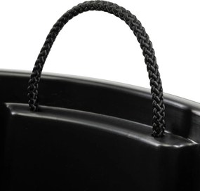 Květináč LUNA Vase 34,8 cm antracitový