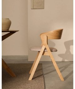 Jedálenská stolička v prírodnej farbe Godia – Kave Home